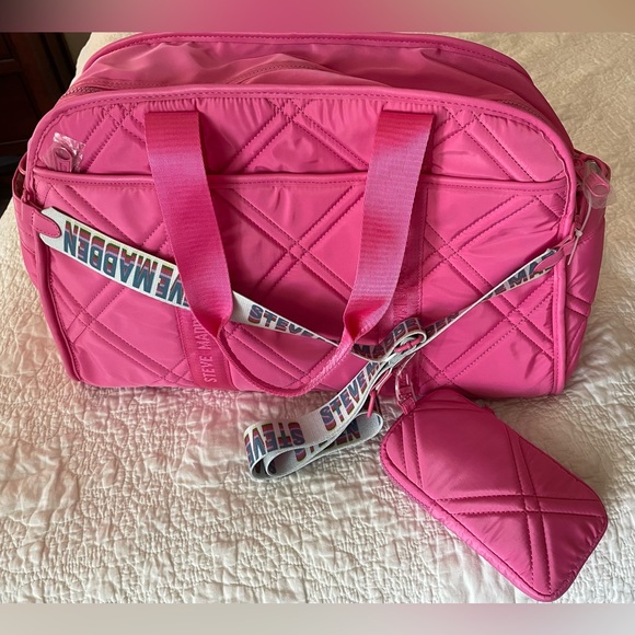 Steve Madden Bags Nwt Steve Madden Hot Pink Duffle Bag Shoulder